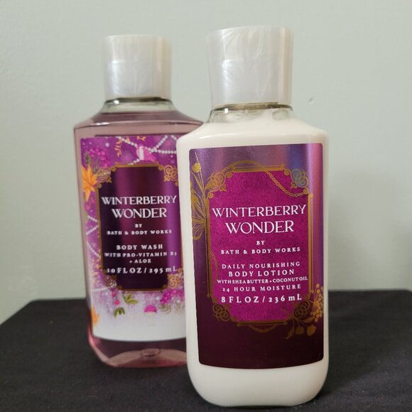 Bath & Body Works Other - Bath and Body Works Winterberry Wonderland 2pc Set Body Lotion, Body Wash NWT